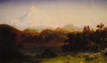 Albert Bierstadt Painting - Mount Hood Albert Bierstadt